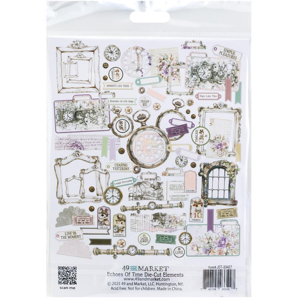 49 & Market Echoes of Time Die-Cut Elements