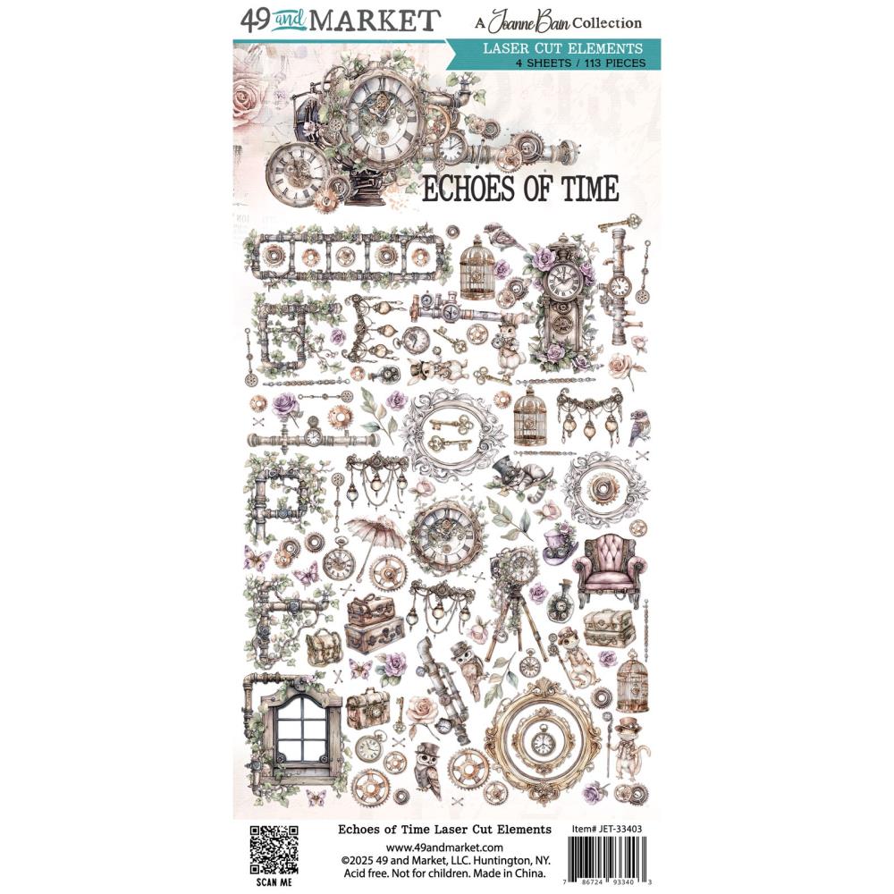 49 & Market Echoes of Time Laser Cut Elements