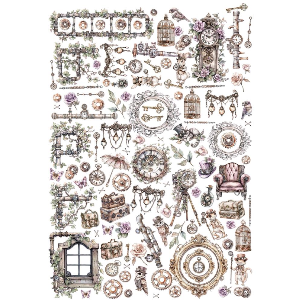 49 & Market Echoes of Time Laser Cut Elements