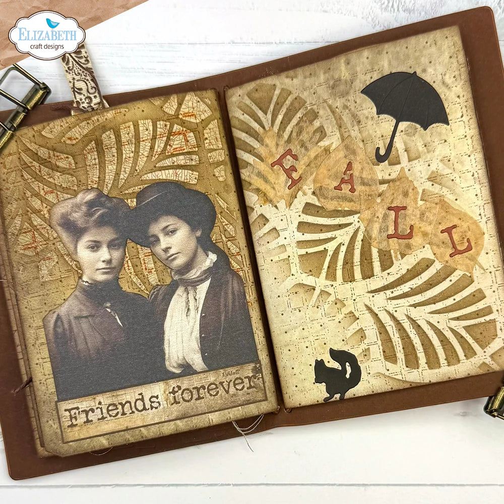 Elizabeth Craft Designs Journal Stencils 9