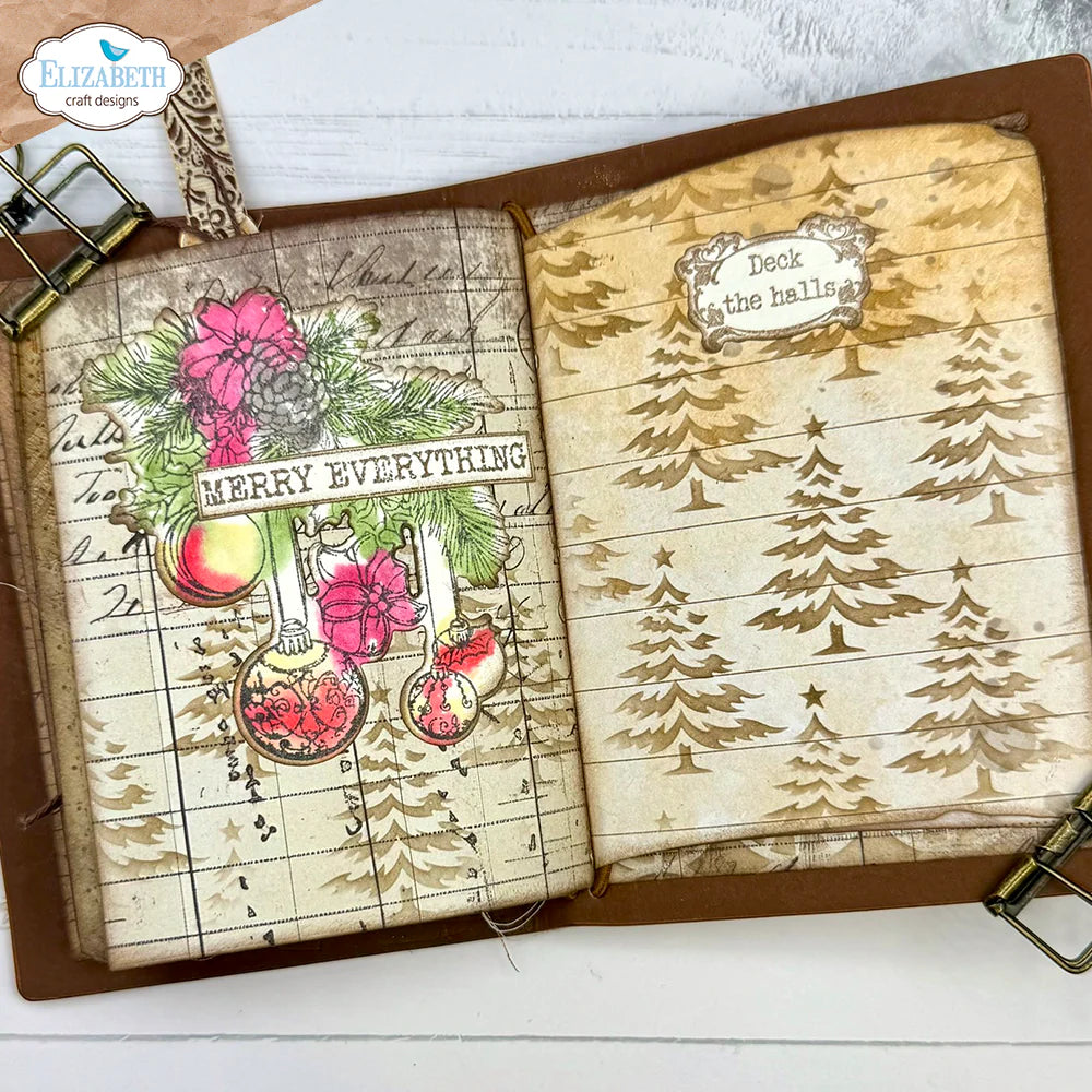 Elizabeth Craft Designs Journal Stencils 9