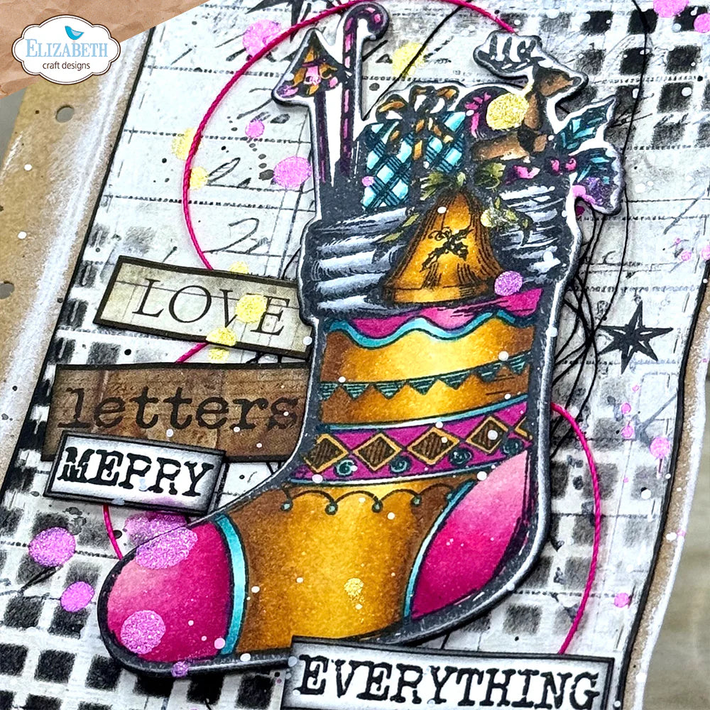 Elizabeth Craft Designs Journal Phrases 6 Stamp Set