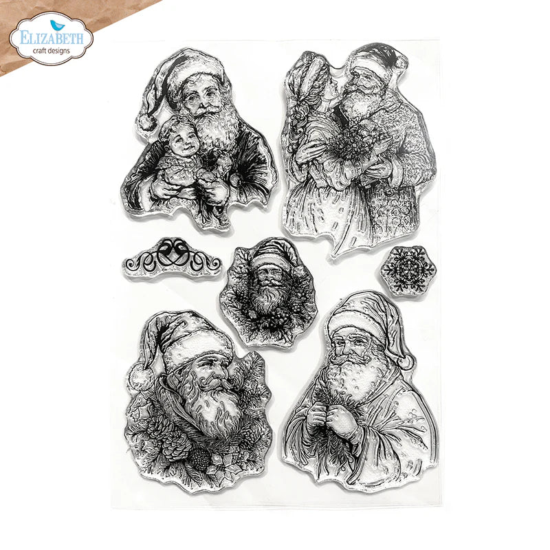 Elizabeth Craft Designs Santa Stamp Set