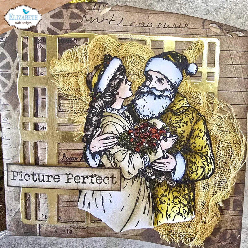 Elizabeth Craft Designs Santa Stamp Set