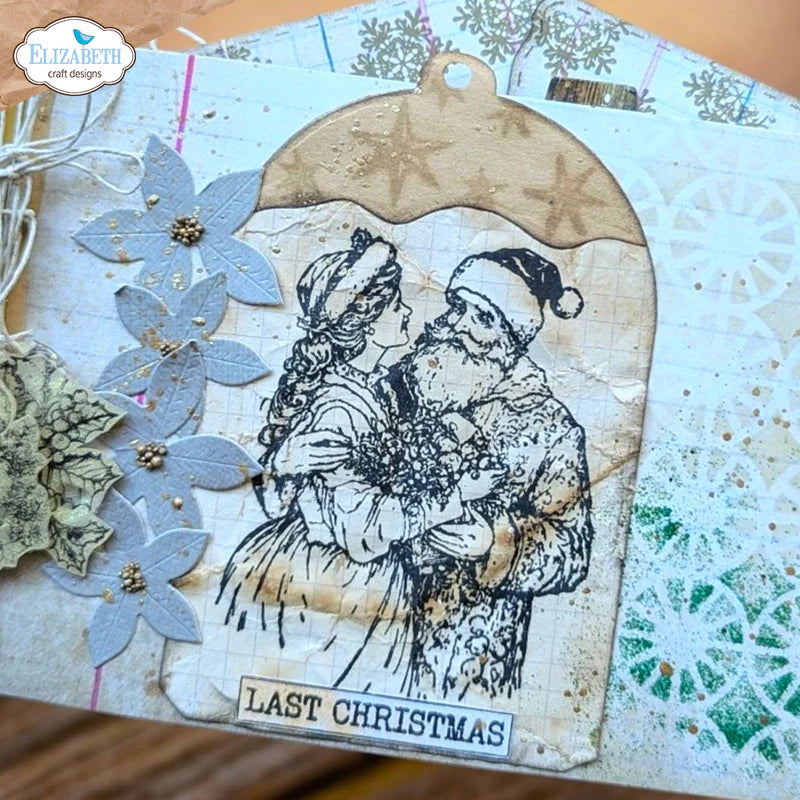 Elizabeth Craft Designs Santa Stamp Set