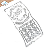 Elizabeth Craft Designs Book of Christmas Square Metal Die Set