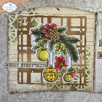 Elizabeth Craft Designs Book of Christmas Square Metal Die Set