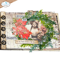 Elizabeth Craft Designs Book of Christmas Square Metal Die Set