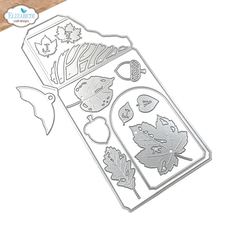 Elizabeth Craft Designs Fall Leaves Metal Die Set
