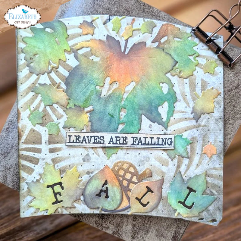 Elizabeth Craft Designs Fall Leaves Metal Die Set