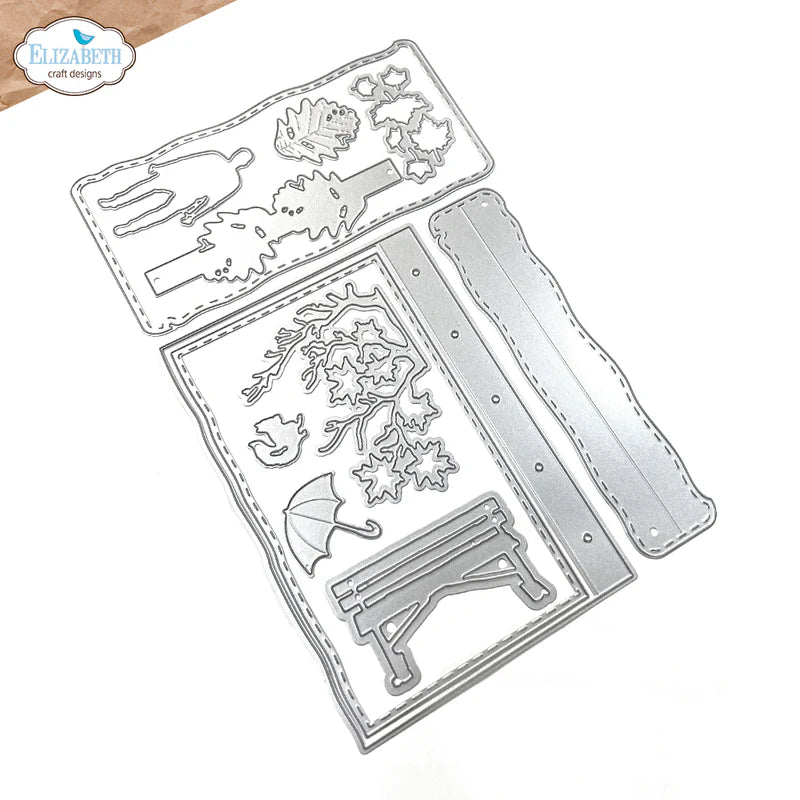 Elizabeth Craft Designs Build a Journal XL Metal Die Set
