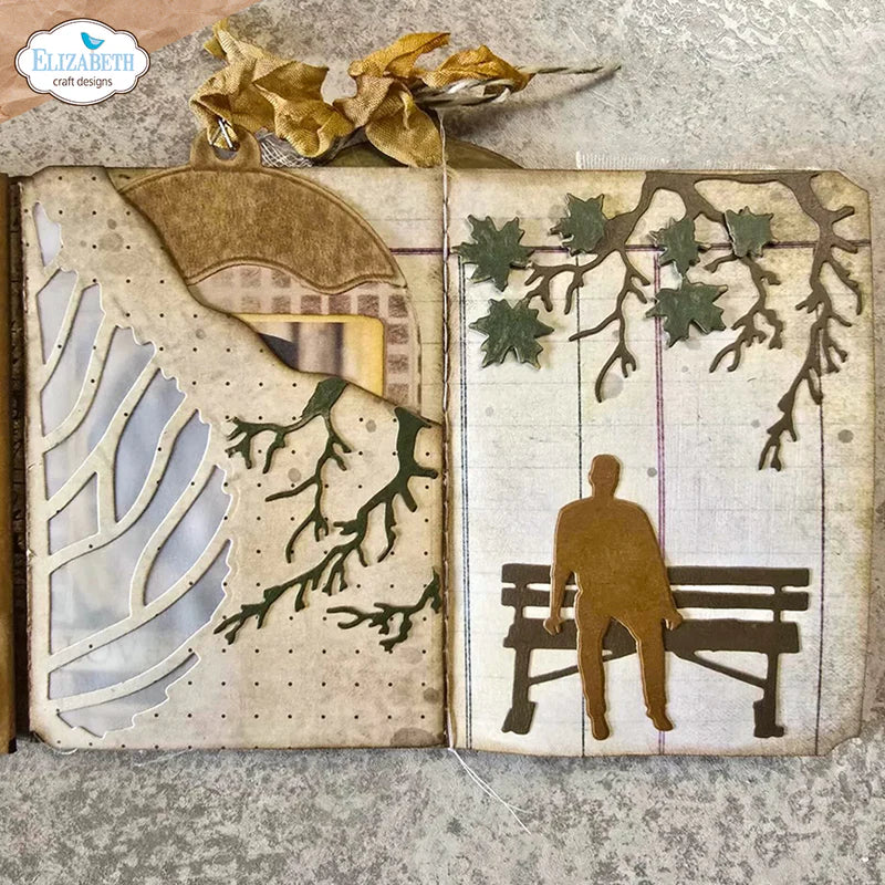 Elizabeth Craft Designs Build a Journal XL Metal Die Set