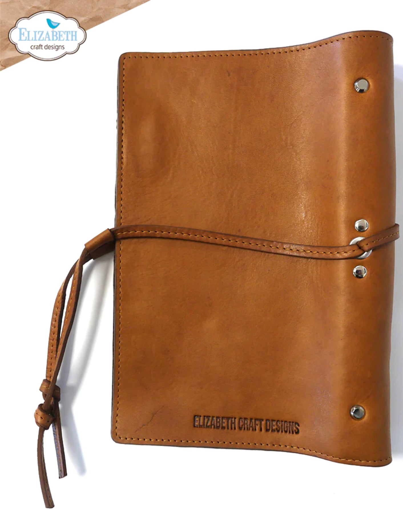 Elizabeth Craft Designs A5 Planner - Handmade Italian Leather Tan