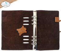Elizabeth Craft Designs A5 Planner - Handmade Italian Leather Tan