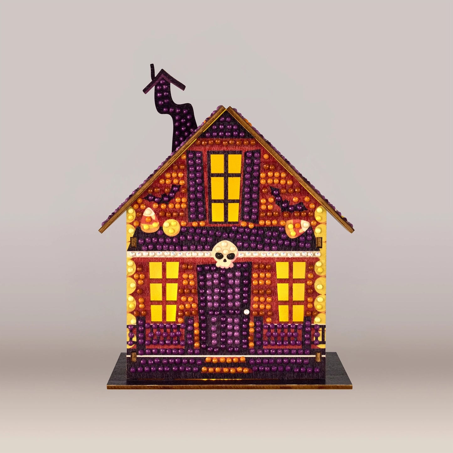 Diamond Art Club LED 3D Gem House - Pumpkin Glow Manor