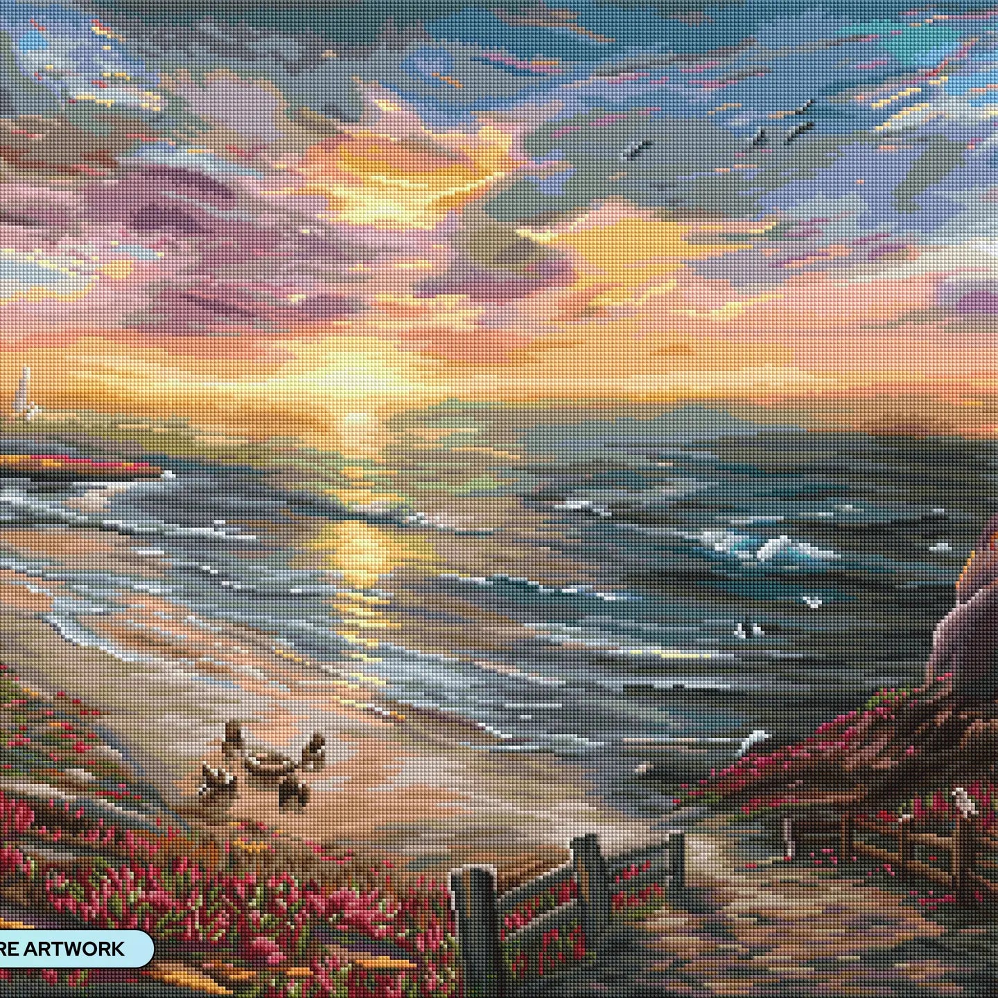 Diamond Art Club SQUARES Beachside Gathering