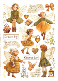 Stamperia Whispering Woods Washi Pad (8 Sheets)