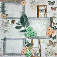 Butterfly Days 2-Page Layout (Virtual Class 85)