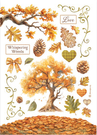 Stamperia Whispering Woods Washi Pad (8 Sheets)