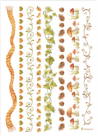 Stamperia Whispering Woods Washi Pad (8 Sheets)