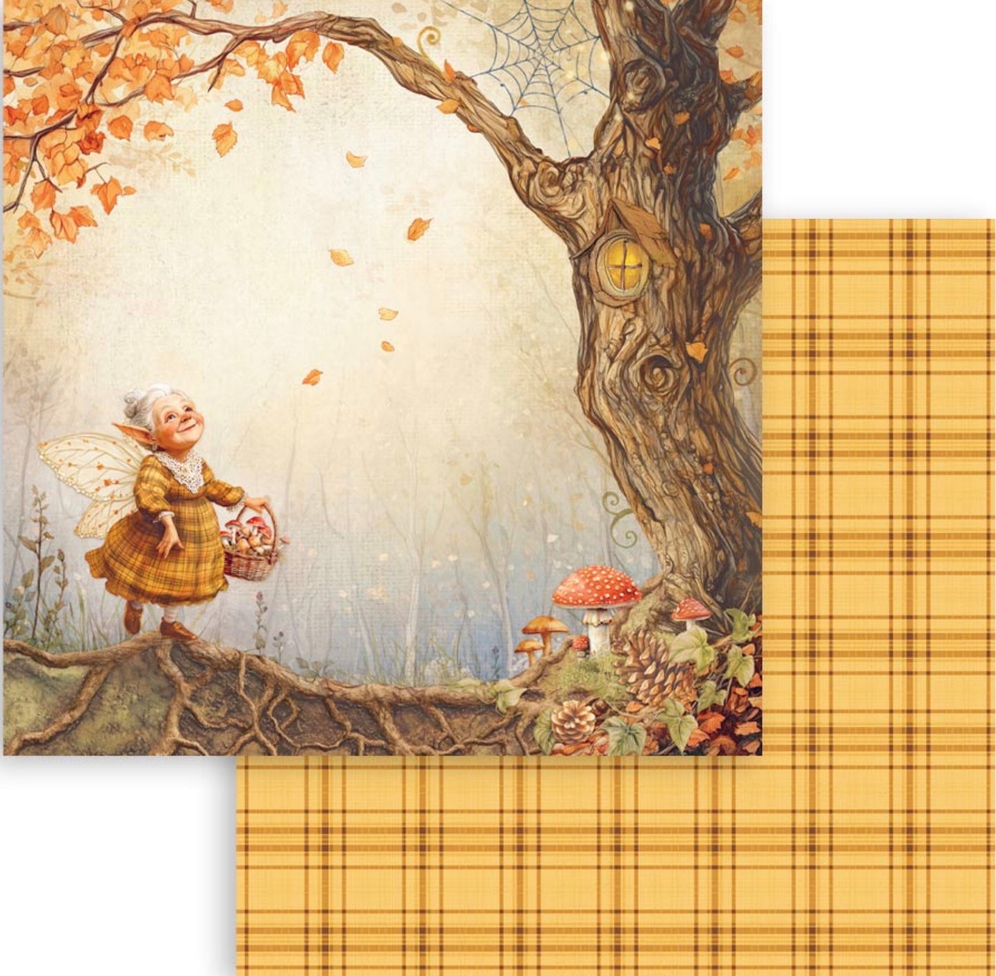 Stamperia Whispering Woods 12” x 12” Paper Pad