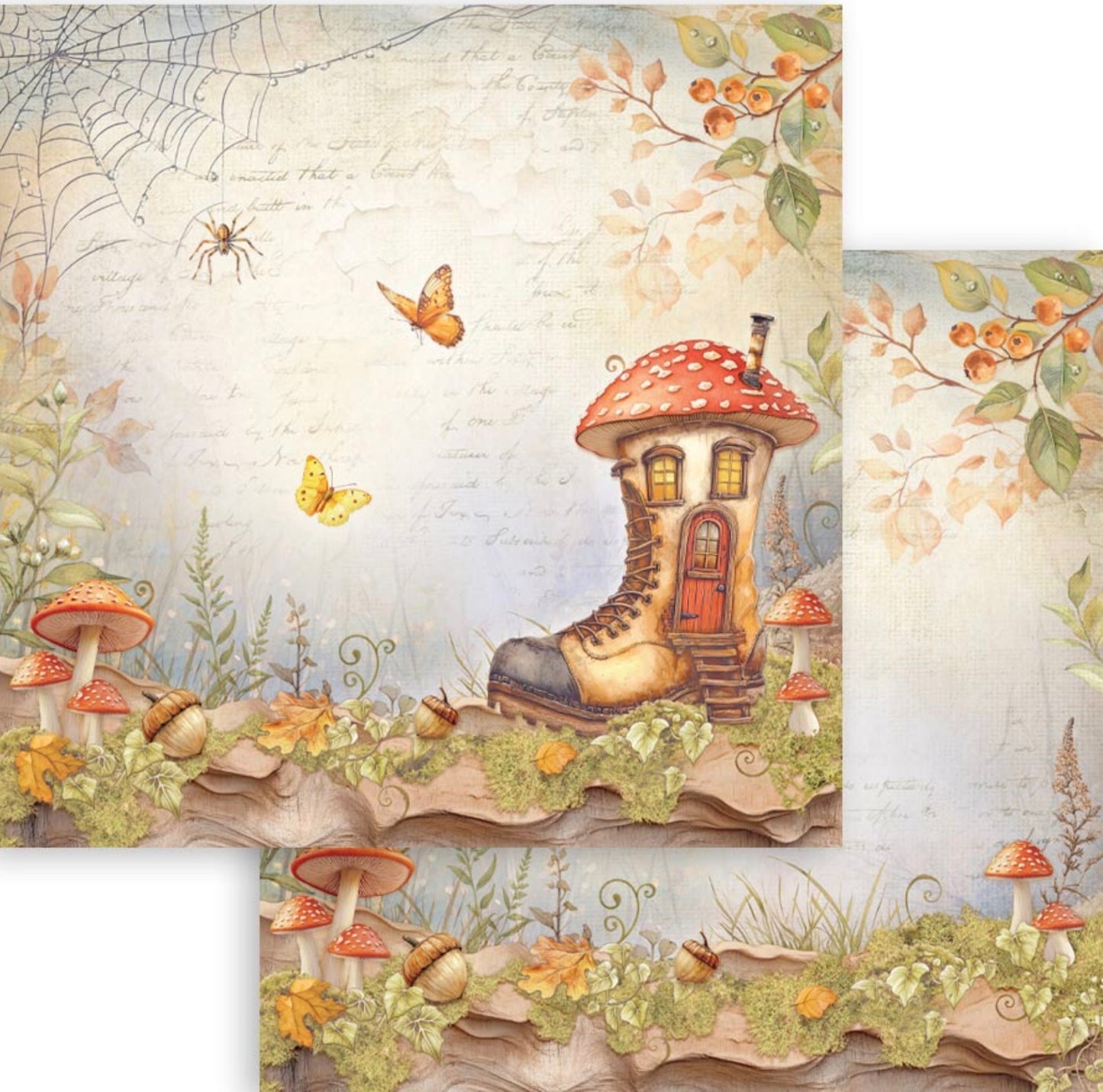 Stamperia Whispering Woods 12” x 12” Paper Pad
