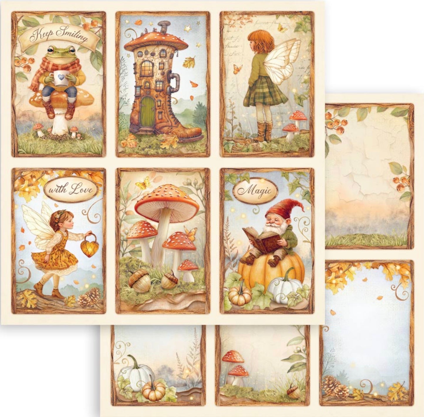 Stamperia Whispering Woods 12” x 12” Paper Pad