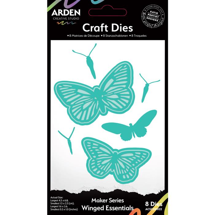Arden Creative Studio - Maker Series - Winged Essentials Craft Die Set
