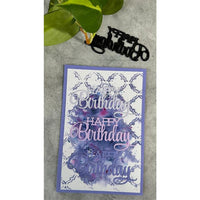 Arden Creative Studio - Stacked Sentiment Series - Happy Birthday Craft Die