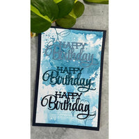 Arden Creative Studio - Stacked Sentiment Series - Happy Birthday Craft Die