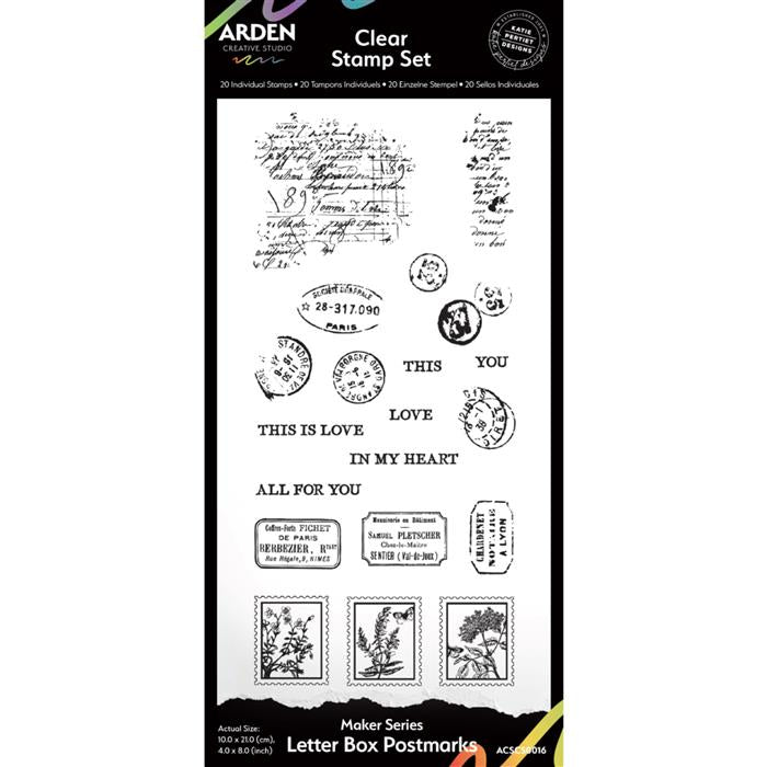 Arden Creative Studio - Maker Series - Letter Box Postmarks Stamp Set