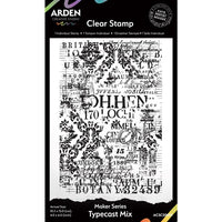 Arden Creative Studio - Maker Series - Typecast Mix Background Stamp