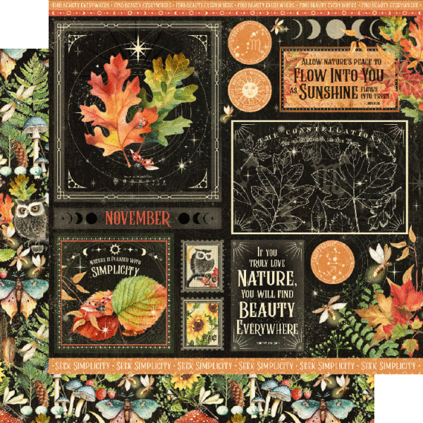 Graphic 45 Life Is Abundant 8” x 8” Collection Pack