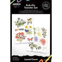 Arden Creative Studio Laurel Grove 6 x 8 Rub-On Transfer Set