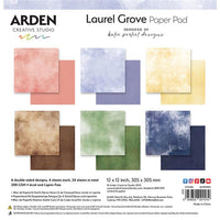 Arden Creative Studio Laurel Grove Solids 12” x 12” Paper Pad