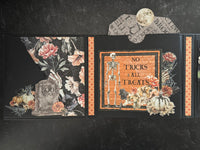 Graphic 45 Ghostly Greetings - Trick or Treat Trifold Album 2025 Kit 7