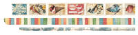 Graphic 45 Journaling Through Time Washi Tape Set (3 Rolls)