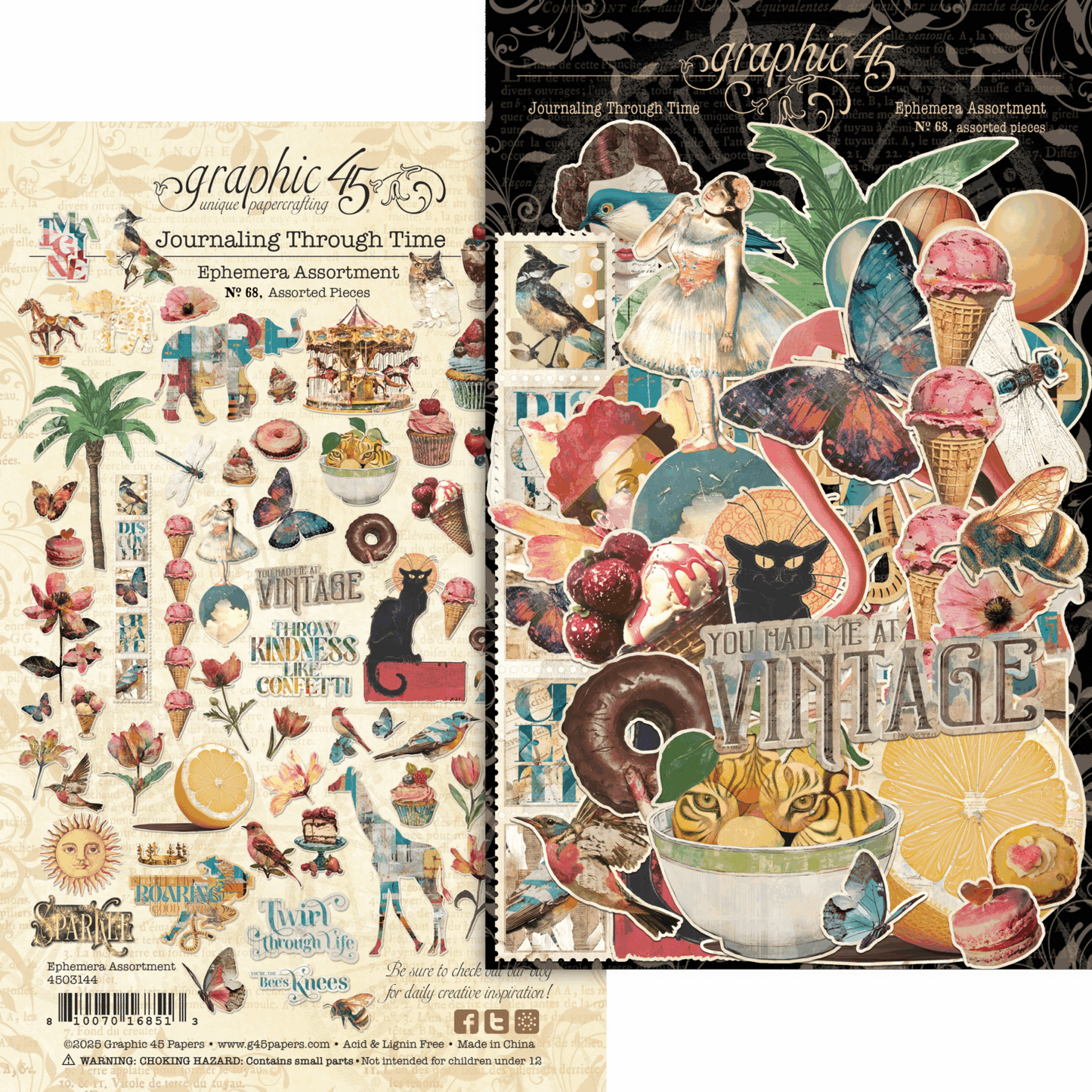 BUY IT ALL: Graphic 45 Journaling Through Time Collection