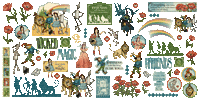 Graphic 45 Wonder of Oz Ephemera Assortment