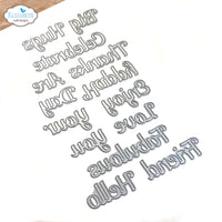 Elizabeth Craft Designs Everyday Big Words Metal Die Set