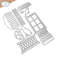 Elizabeth Craft Designs Through the Window Metal Die Set