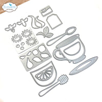 Elizabeth Craft Designs Tea Time Metal Die Set