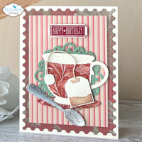 Elizabeth Craft Designs Tea Time Metal Die Set