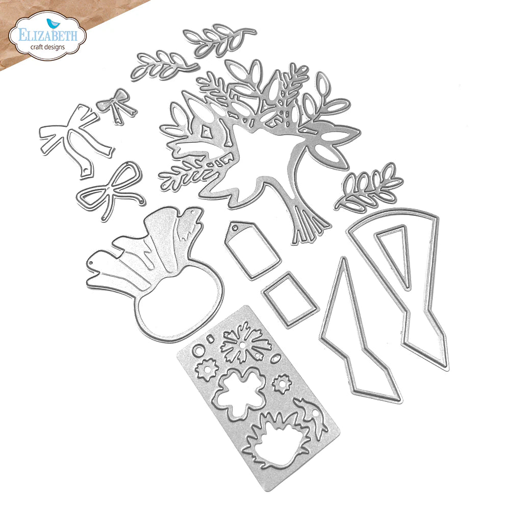 Elizabeth Craft Designs Build A Bouquet Metal Die Set