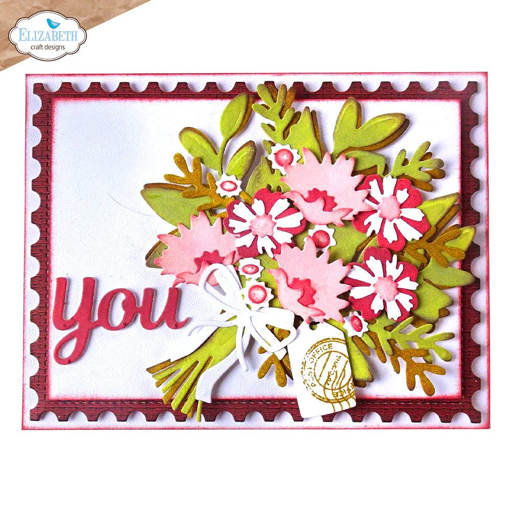 Elizabeth Craft Designs Build A Bouquet Metal Die Set