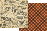 Graphic 45 Farmhouse - Keepsake Kit (with Exclusive Metal Die Set)