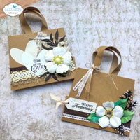 Elizabeth Craft Designs Bohemian Rose Sentiments Stamp Set