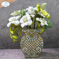 Elizabeth Craft Designs Delicate Fancy Vase Metal Die Set