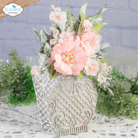 Elizabeth Craft Designs Delicate Fancy Card Easel Metal Die Set