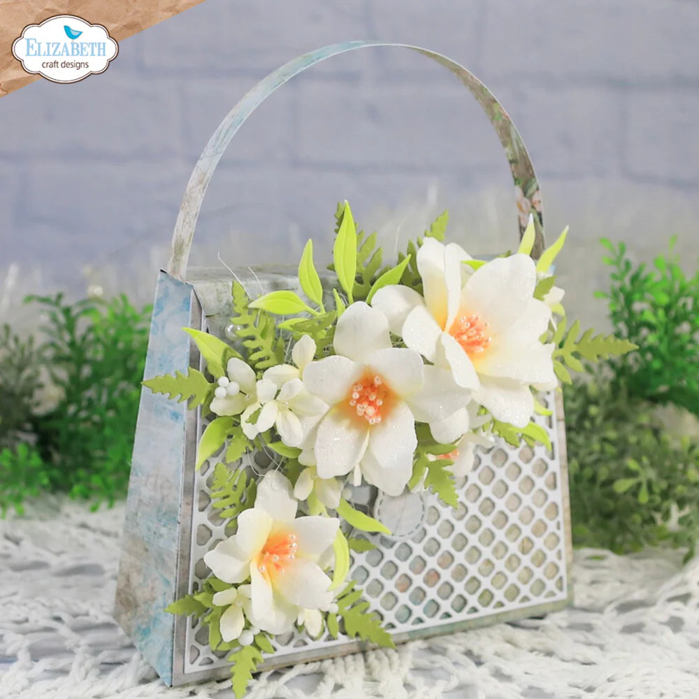 Elizabeth Craft Designs Rose Companion Flower Metal Die Set